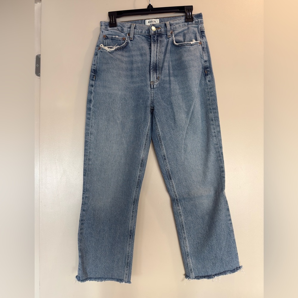 Agolde High Rose Stovepipe jeans